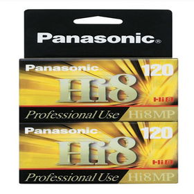 Hi8 MP Videocassette - 2 Pack Blistervideocassette 
