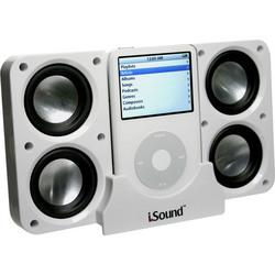 White Foldable 4x Portable Speaker Systemwhite 