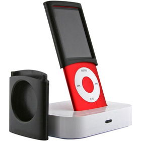 Black Pebble Stone Dockster Case For iPod nano 4Gblack 