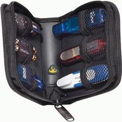 Blue And Black USB JumpDrive Case For 6 Drivesblue 