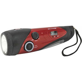 AM/FM Instant Weatherband Lantern Radio With Clock