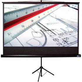 120" EconoPro  T-Series Diagonal Portable Tripod Screen - 72" X 96" Viewing Area