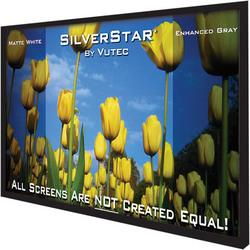 VuEasy 80" X 45", 16:9 Black Velvet Framed Wall Screen - Bright White High-Contrast Fabric - 92" Diagonalvueasy 