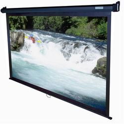 87""W X 49""H Manual Series, 16:9 Projection Screen 100"" Diagonal - Black Casemanual 