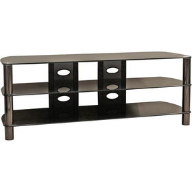 57" Wide 3-Shelf Flat Panel HDTV Stand