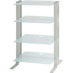 4-Shelf Eclipse Series AV Tower - Grayshelf 