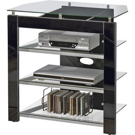 30" 4-Shelf Tall-Boy Flat Panel AV Standshelf 