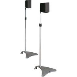 Adjustable Satellite Speaker Stands - Titanium