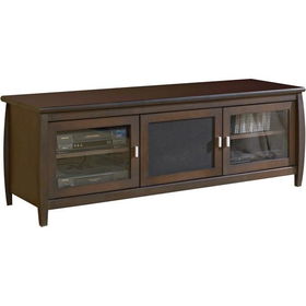 60" Wide Walnut Flat Panel Classic Credenza