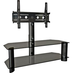 50" 3-Shelf Flat Panel HDTV Stand With Built-in Mountshelf 