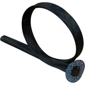 10' Black 1.25" Diameter Pli-Flange Cable Sleeveblack 