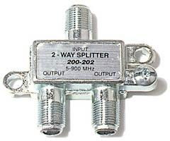 Mini 5-900MHz Coax Splitter - 2-Way