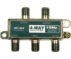 1GHz 90dB Splitter - 4-Wayghz 