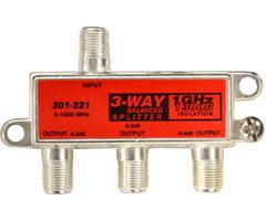 1GHz 130dB F Splitter - 3-Way Balancedghz 