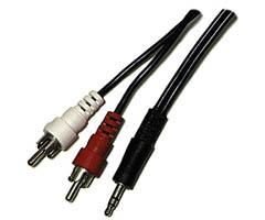 6' Stereo 3.5mm to RCA Cablestereo 