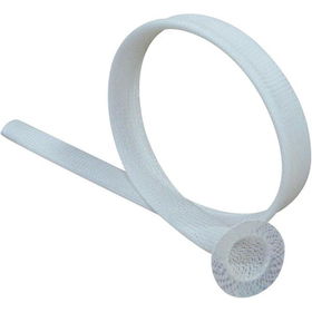 7' White 1.5" Diameter Pli-Flange Cable Sleevewhite 