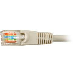 50' Gray CAT5e Cable With Molded Pluggray 