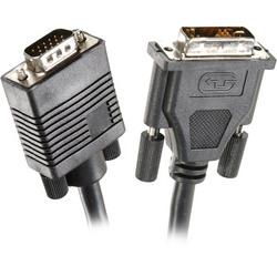 6' DVI-Analog Male To VGA HD15M Adapter/Cabledvi 