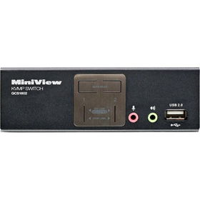2-Port KVMP Switch with USB 2.0 Hub and Audioport 