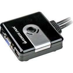 2-Port Compact USB KVM with Built-in Cablesport 