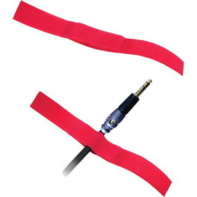 12" Black Tandem Regrip Cable Strap - 6-Packblack 