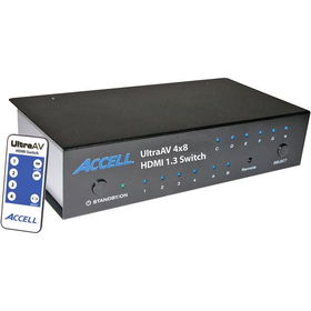 UltraAV 4 x 8 HDMI 1.3 Switch And Distribution Amplifier