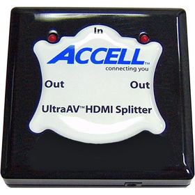 UltraAV 1 x 2 HDMI 1.3 AV Splitter With Built-In Signal Repeaterultraav 