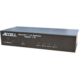 UltraAV 1 x 4 HDMI 1.3 AV Splitter With Built-In Signal Repeater