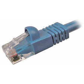 14' Snagless Molded Boot CAT5e Patch Cable - Bluesnagless 