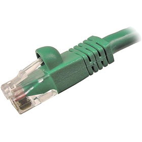 14' Snagless Molded Boot CAT5e Patch Cable - Greensnagless 