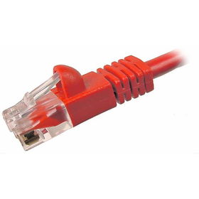 14' Snagless Molded Boot CAT5e Patch Cable - Redsnagless 