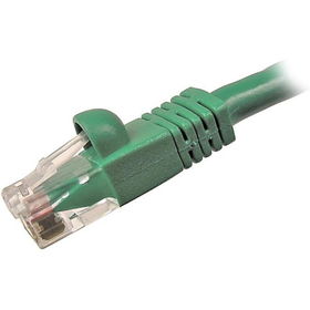 25' Snagless Molded Boot CAT5e Patch Cable - Greensnagless 