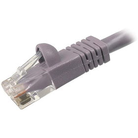 25' Snagless Molded Boot CAT5e Patch Cable - Violetsnagless 