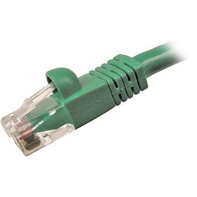 50' Snagless Molded Boot Cat5e Patch Cable - Greensnagless 