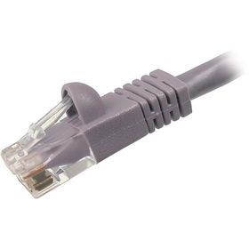 14' Snagless Molded Boot CAT6 Patch Cable - Violetsnagless 