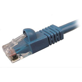 25' Snagless Molded Boot CAT6 Patch Cable - Bluesnagless 