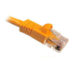 25' Snagless Molded Boot Cat6 Patch Cable - Orangesnagless 