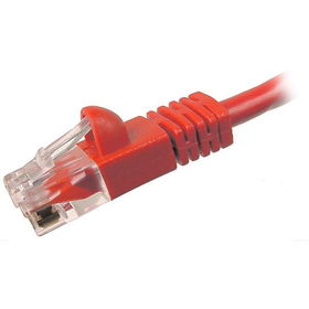25' Snagless Molded Boot CAT6 Patch Cable - Redsnagless 