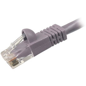 25' Snagless Molded Boot Cat6 Patch Cable - Violetsnagless 