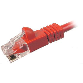 50' Snagless Molded Boot CAT6 Patch Cable - Redsnagless 