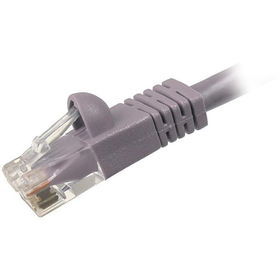 50' Snagless Molded Boot CAT6 Patch Cable - Violetsnagless 