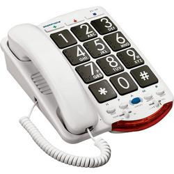 Amplified Corded Telephone with Talk Back and Braille Charactersamplified 