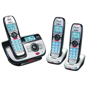 Uniden Dect 6.0 Expandable Cordless Telephone With Digital Answering System And Caller ID - 3 Handsets