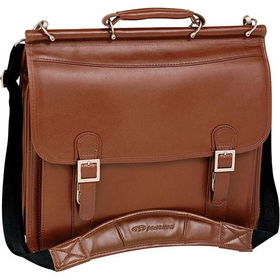 15.4" Halsted Brown Double Compartment Notebook Casehalsted 