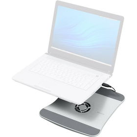 White Notebook Cooling Platform With Fanwhite 