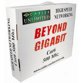 CABLES, PKG, UTP, CAT6, 500MHZ,BULKcables 