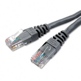 CAT5e Molded Patch Cable, RJ45 Connectors, 6 ft., Graybelkin 