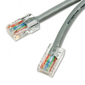 CAT5e Patch Cable, RJ45 Connectors, 100 ft., Graybelkin 