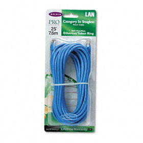 CAT5e Snagless Patch Cable, RJ45 Connectors, 25 ft., Bluebelkin 