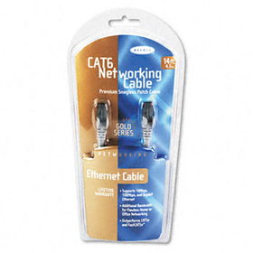 High Performance CAT6 UTP Patch Cable, 14 ft., Graybelkin 